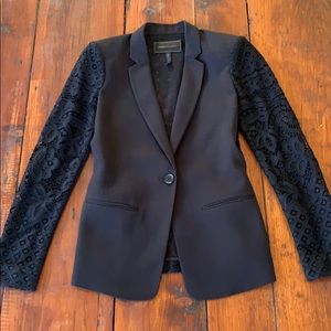 BCBG blazer lacer black jacket coat